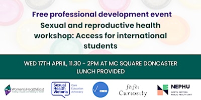Sexual and reproductive health workshop: Access and international students primary image