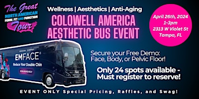 Image principale de ColoWell America  BTL Aesthetics Bus tour