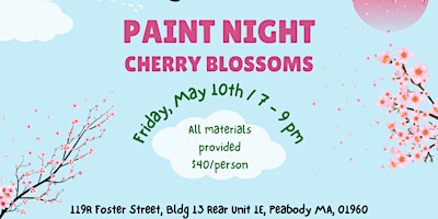 Imagem principal do evento Cherry Blossom Paint Night!