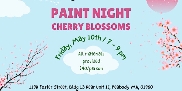 Cherry Blossom Paint Night!