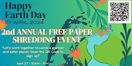 FREE 2nd Annual Earth Day Paper Shredding Event at Ocean Beach by Rebecca primary image