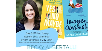 An Event with Becky Albertalli primary image