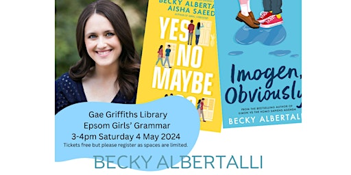 Primaire afbeelding van An Event with Becky Albertalli