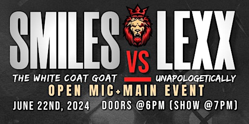 Immagine principale di Apex Poetry League Presents Smiles vs Lexx Open Mic & Battle 