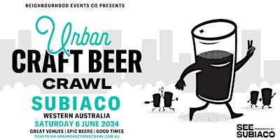 Hauptbild für Urban Craft Beer Crawl // Subiaco (WA)