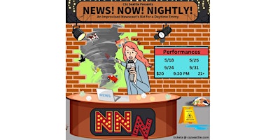 Imagem principal do evento News! Now! Nightly!
