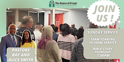 The House of Prayer Ministries International Sunday Services primary image