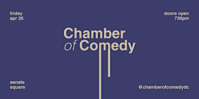 Chamber of Comedy - Stand-Up Comedy Showcase primary image