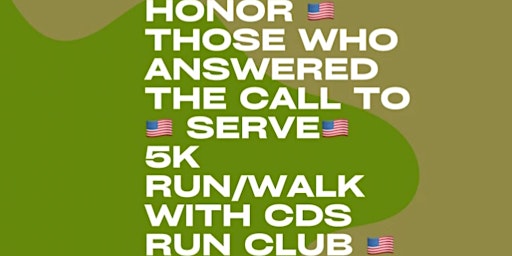 Imagem principal do evento RSVP through SweatPals: Armed Forces Day 5k RUN/WALK Doral