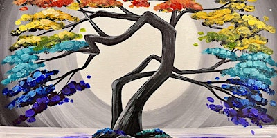 Imagem principal do evento Prismatic Tree of Life - Paint and Sip by Classpop!™