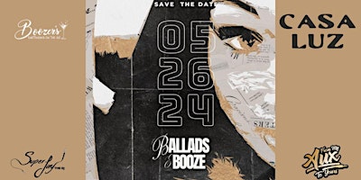 Primaire afbeelding van Ballads and Booze RnB Party