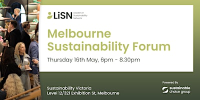 Primaire afbeelding van Melbourne Sustainability Forum