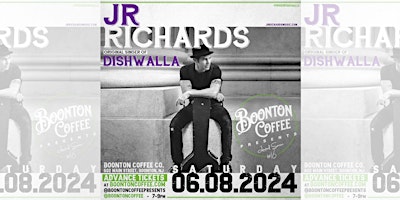 Imagen principal de Boonton Coffee Presents: JR Richards (original singer of Dishwalla)