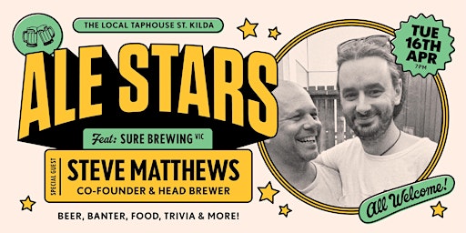 Hauptbild für Ale Stars Beer Appreciation Night - SURE Brewing