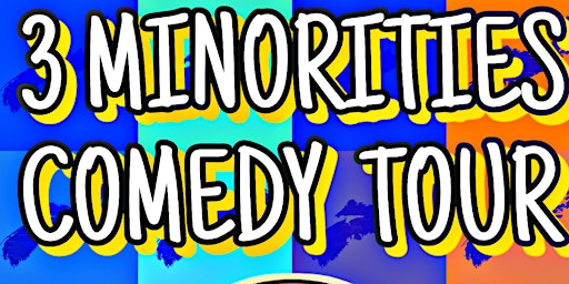 Primaire afbeelding van 3 MINORITIES COMEDY TOUR- TRURO BREWING COMPANY