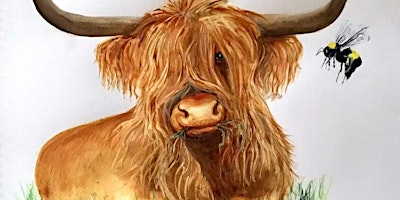 "Hairy Koo" with Annemarie Williamson Water Colour Workshop primary image