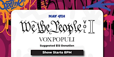 Primaire afbeelding van WE THE PEOPLE (Volume I) - A Benefit Show for Moore's Place