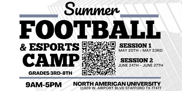 North American University Football Summer Camp 2024 (3rd-8th)