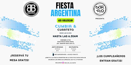 Fiesta Argentina en Valencia | Cumbia & Cuarteto