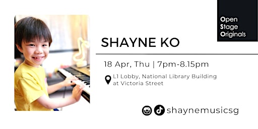 Shayne Ko | Open Stage Originals primary image