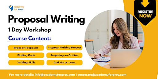 Image principale de Proposal Writing 1 Day Workshop in Adelaide on 1st May, 2024