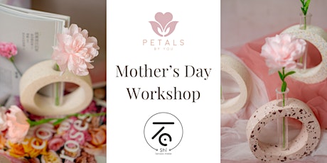 Mother’s Day Workshop: Crepe Paper Carnation in a Terrazzo Vase