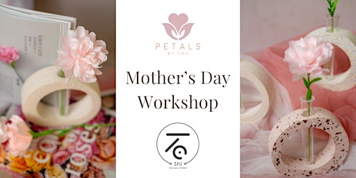 Image principale de Mother’s Day Workshop: Crepe Paper Carnation in a Terrazzo Vase