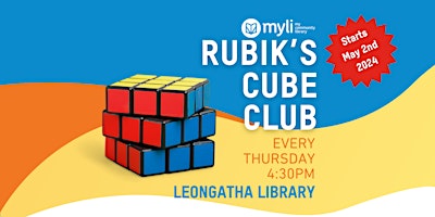 Image principale de Rubik's Cube Club  @ Leongatha Library