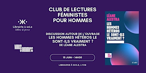 Image principale de Club de lectures féministes pour hommes (en mixité choisie)