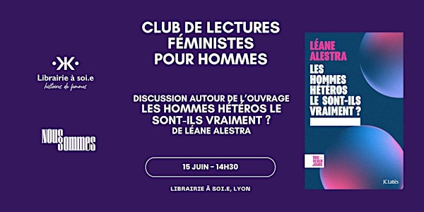 Club de lectures féministes pour hommes (en mixité choisie)