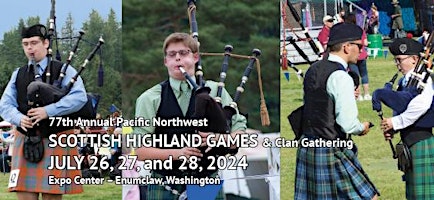 Imagem principal do evento Individual Piping Competition - 77th Pacific NW Scottish Highland Games