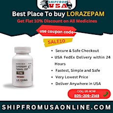 Purchase lorazepam (Ativan) online save big today