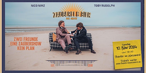 18:30 Nico & Toby - Zauberei und Bier - Die Show ohne Plan primary image
