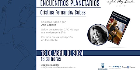 Imagen principal de Encuentro Planetario con Cristina Fernández Cubas