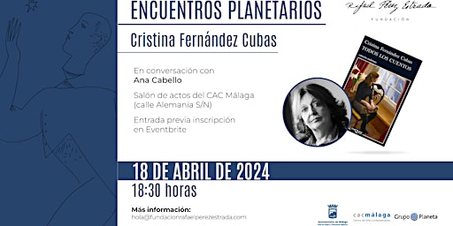 Encuentro Planetario con Cristina Fernández Cubas primary image