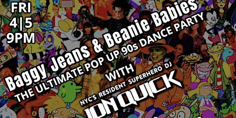 Baggy Jeans & Beanie Babies: The Ultimate Pop Up 90s Dance Party primary image