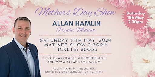 Imagen principal de Mothers Day Matinee Show with Allan
