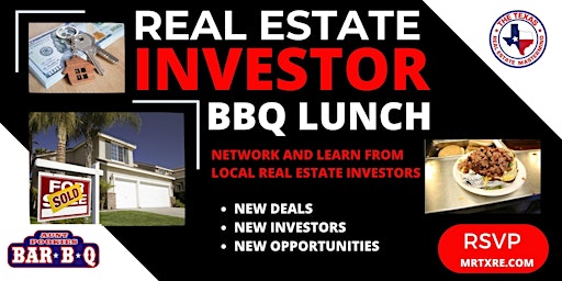 Imagem principal do evento Real Estate Investor BBQ Lunch at Aunt Pookies