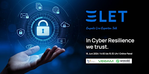 Hauptbild für In Cyber Resilience we trust