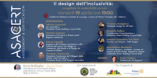 Hauptbild für IL DESIGN DELL'INCLUSIVITÀ: PROGETTARE LA SOSTENIBILITÀ SOCIALE