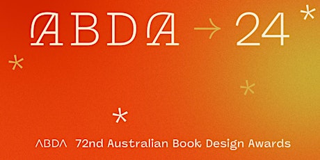 The 72nd Australian Book Design Awards 2024