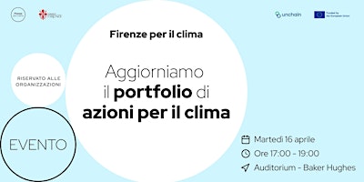 Imagem principal do evento Aggiorniamo il portfolio di azioni per il clima