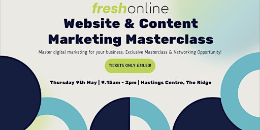 Website & Content Marketing Masterclass primary image