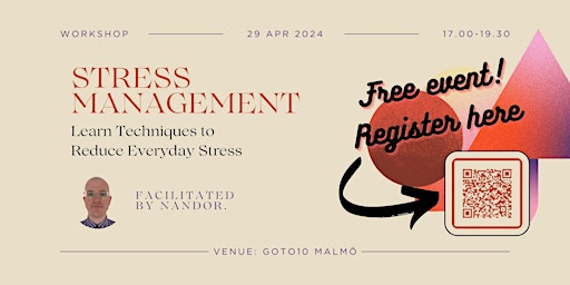 Imagem principal do evento STRESS MANAGEMENT - Learn Techniques to Reduce Everyday Stress
