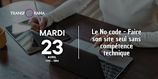 Imagem principal do evento Le No code - Faire son site seul sans compétence technique