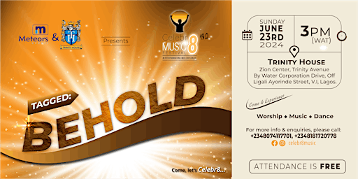 Celebr8 Music Fest.2024... An Interdenominational Mass Choir Concert  primärbild