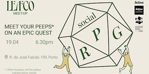 Imagen principal de Social RPG Meet-up: Meet your peeps on an epic quest