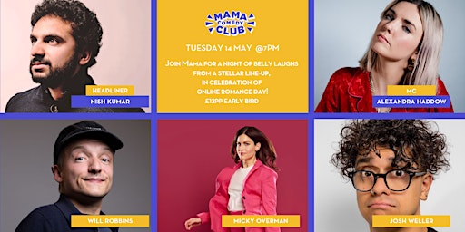 Primaire afbeelding van Comedy at Mama with Nish Kumar and guests.