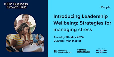 Introducing Leadership Wellbeing: Strategies for managing stress primary image