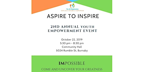 Aspire to Inspire - 2nd Annual Youth Event primary image